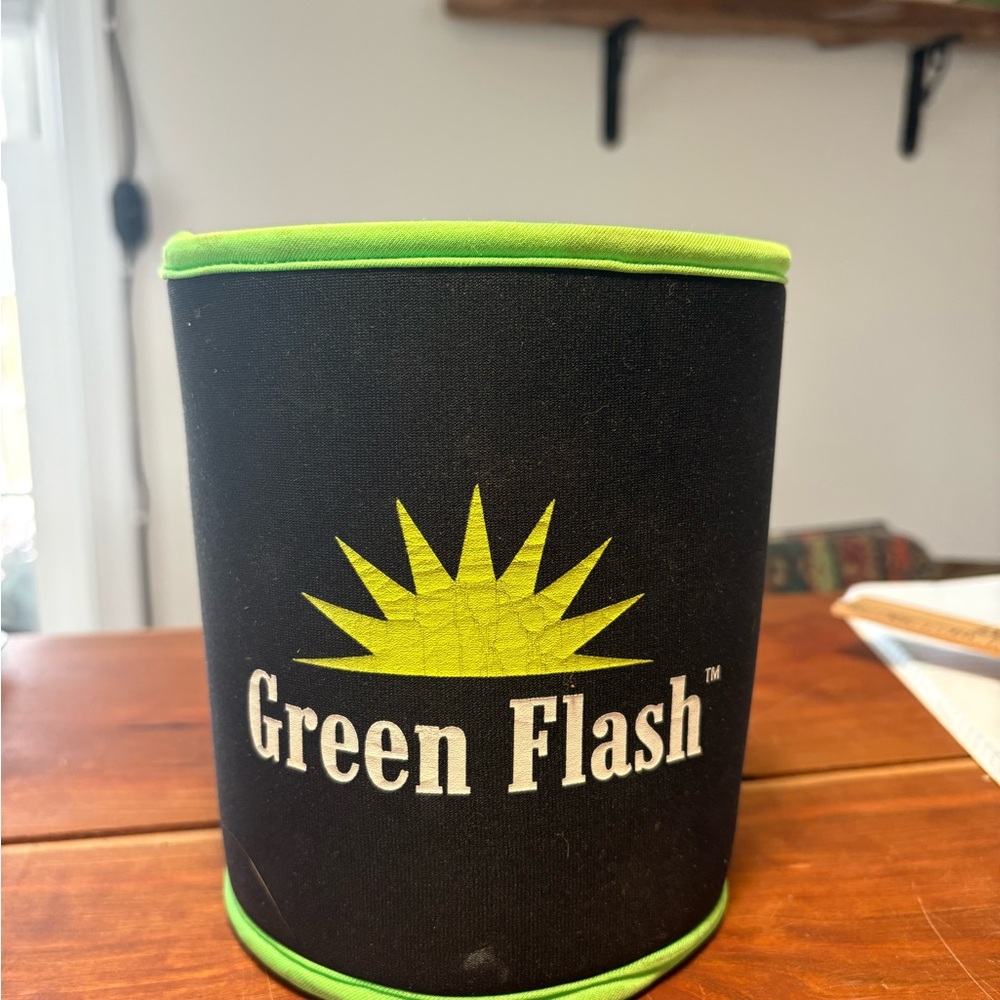 Green flash Brewing Growler Koozie Beer Cover